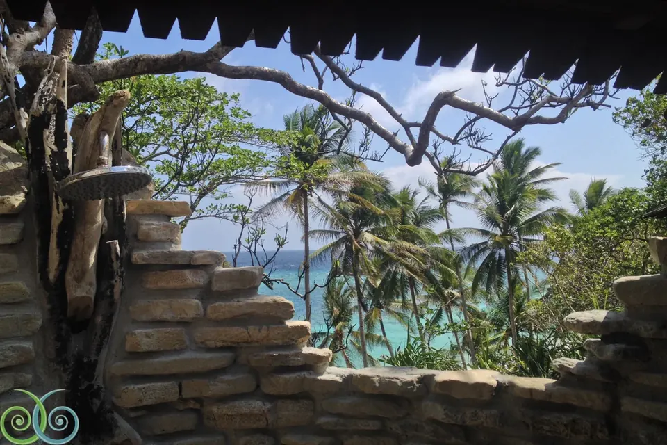 The view from the island